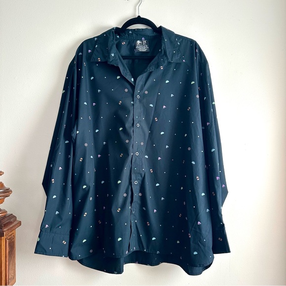 Taco Bell Printed Button-Down Shirt - Picture 1 of 5
